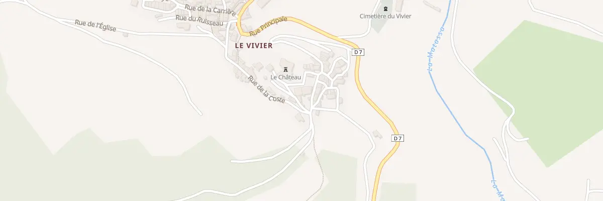 Plan du 64 La Ville au Vivier
