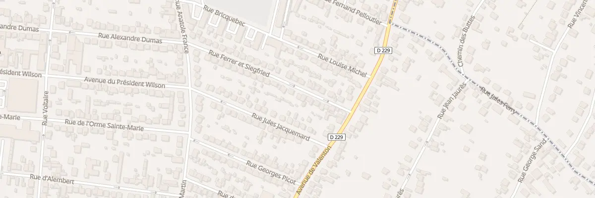 Plan du 30 Rue Ferrer et Siegfried à Villeneuve-Saint-Georges