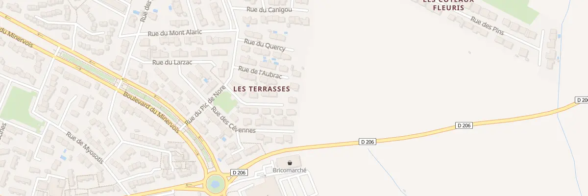Plan du 11 Rue du Vercors à Trèbes