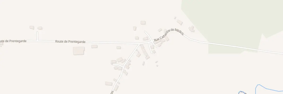 Plan du 1 Che des Hortes à Marmanhac