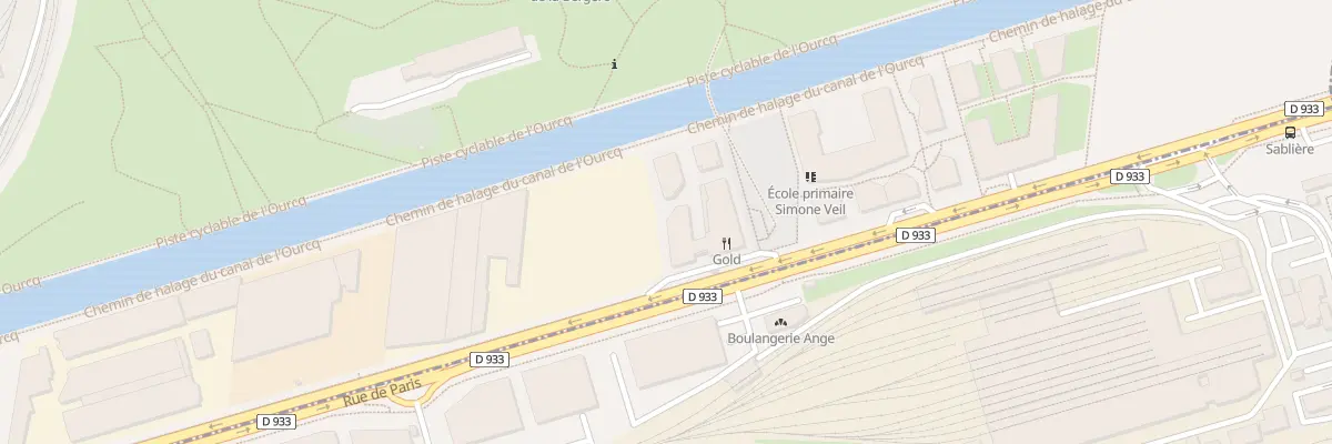Plan du 155 Rue de Paris à Bobigny