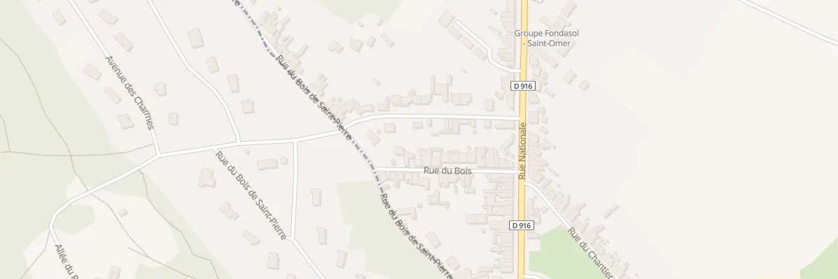 Plan du 22 Rue du Bois à Burbure