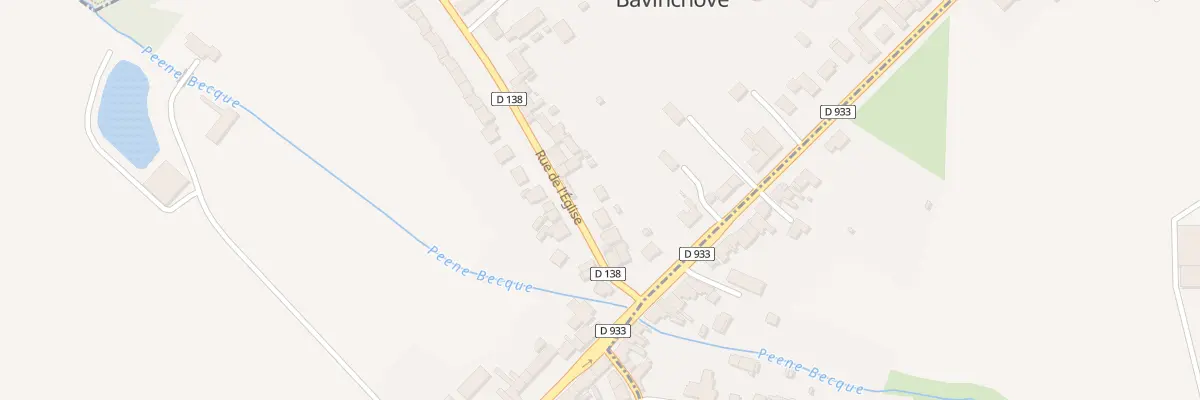 Plan du 6 Rue de l’Eglise à Bavinchove