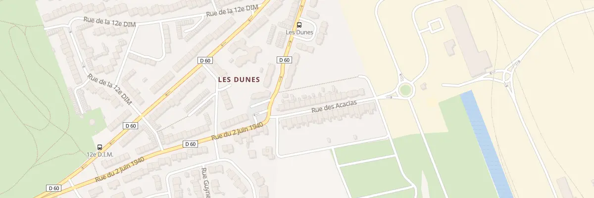 Plan du 5 Rue des Acacias à Leffrinckoucke