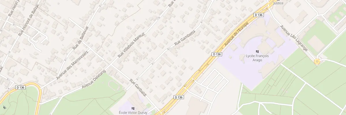 Plan du 4C Rue Gambetta à Villeneuve-Saint-Georges