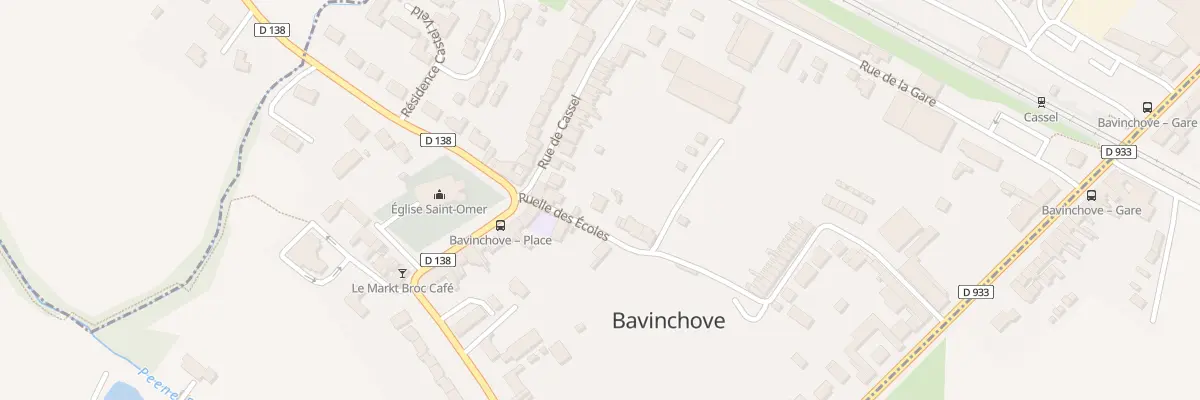 Plan du 38B Rle des Ecoles à Bavinchove