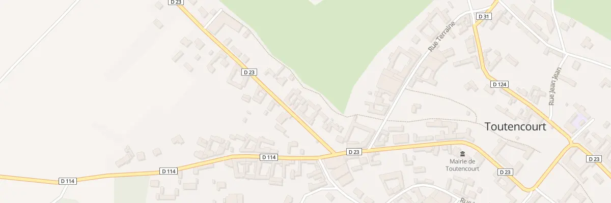 Plan du 12 Rue de Puchevillers à Toutencourt