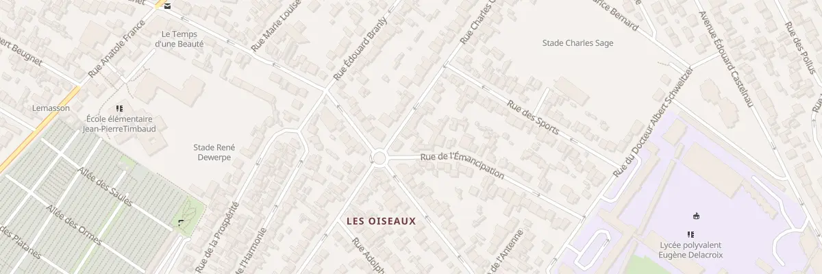 Plan du 44 Rue Grosperrin à Drancy