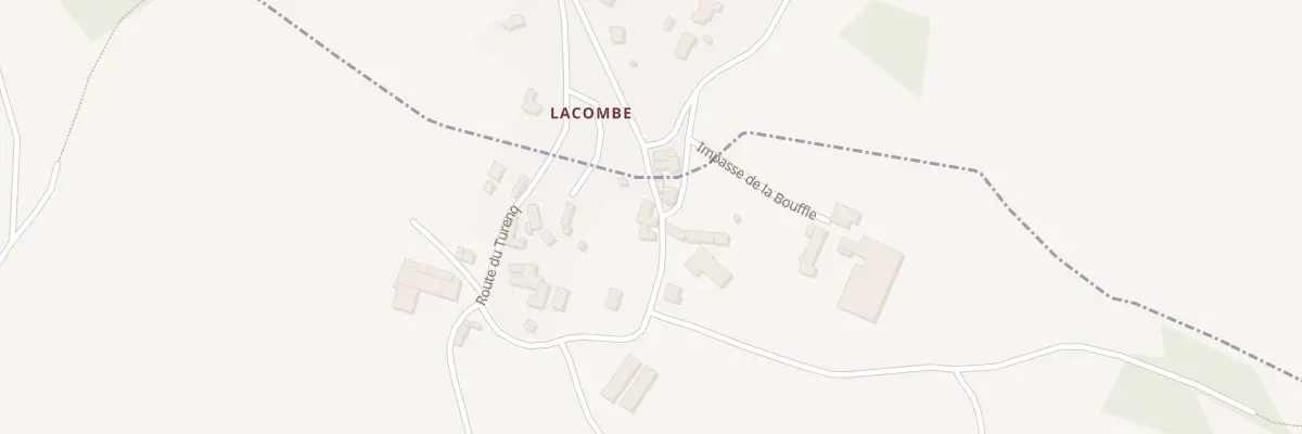 Plan du 5110 Lacombe à Camboulazet