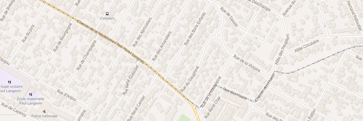 Plan du 8 Rue Des Bons Enfants à Drancy