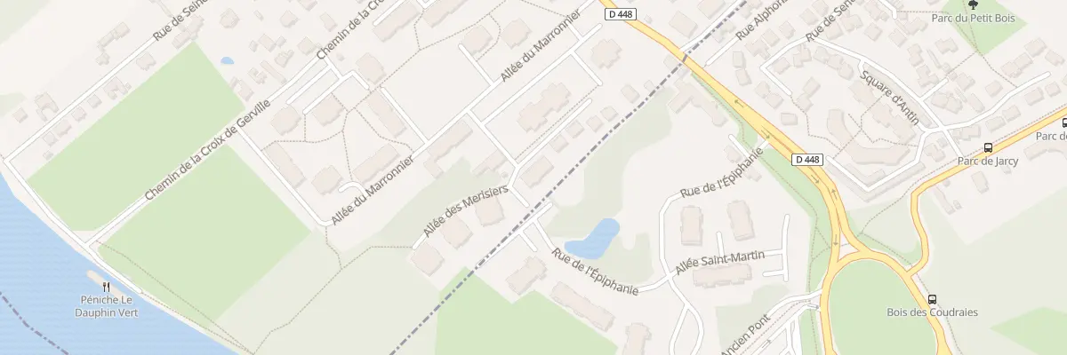 Plan du 2 All de l’Orangerie à Soisy-sur-Seine