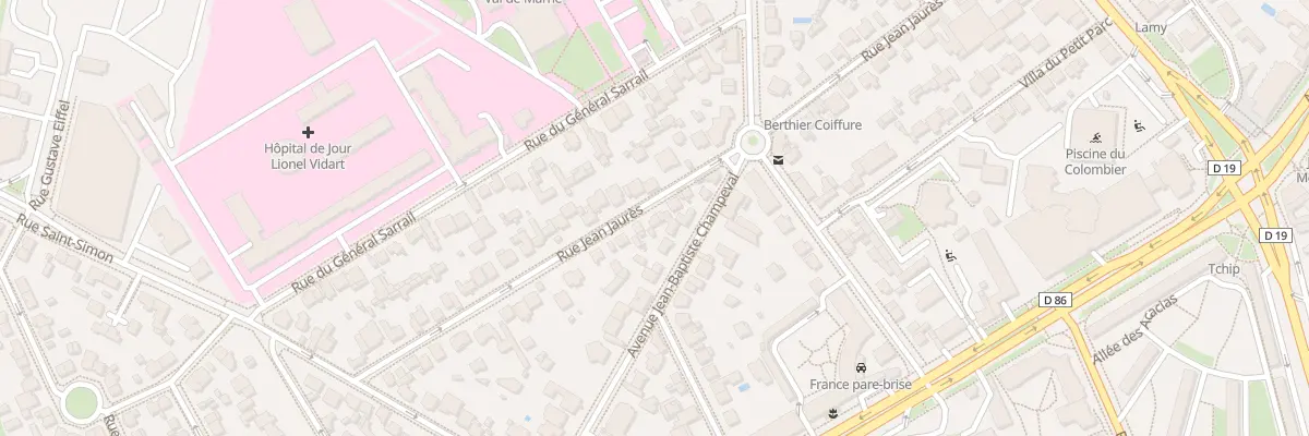Plan du 37B Rue Jean Jaurès à Créteil