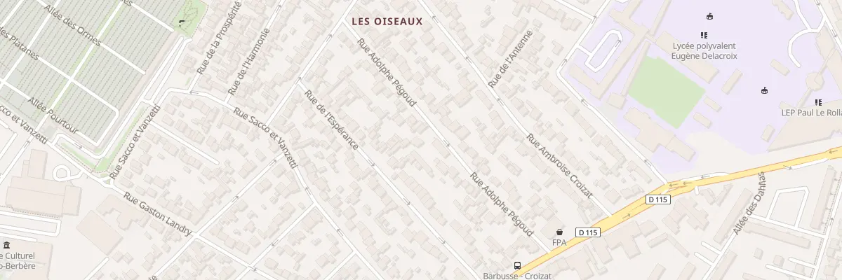 Plan du 36 Rue Pegoud à Drancy