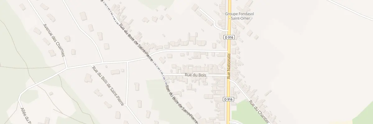 Plan du 20 Rue du Bois à Burbure