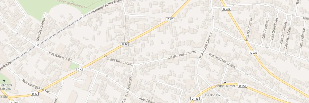 Plan du 48 Rue des Beaumonts à Fontenay-sous-Bois
