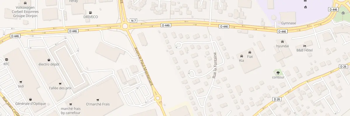 Plan du 11 Rue Descartes à Corbeil-Essonnes