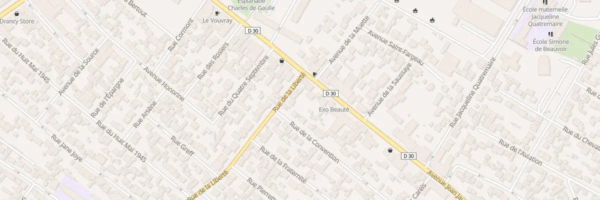 Plan du 3 Rue De La Liberte à Drancy