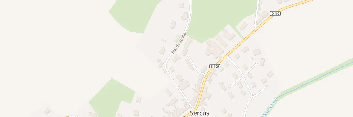 Plan du 160 Rue de Verdun à Sercus