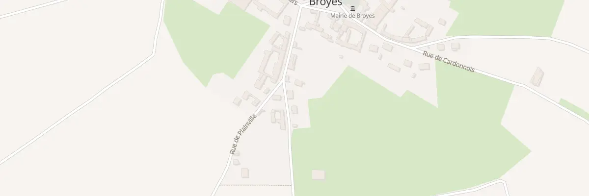 Plan du 9 Rue de Plainville à Broyes