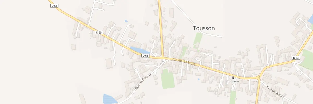 Plan du 2 Rue de Maisse à Tousson