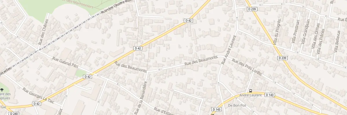Plan du 46 Rue des Beaumonts à Fontenay-sous-Bois