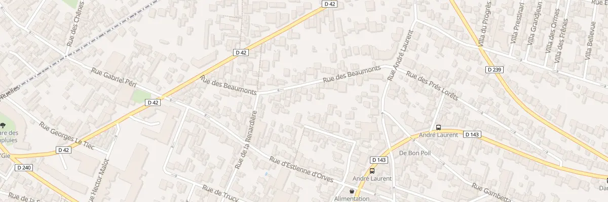 Plan du 41 Rue des Beaumonts à Fontenay-sous-Bois