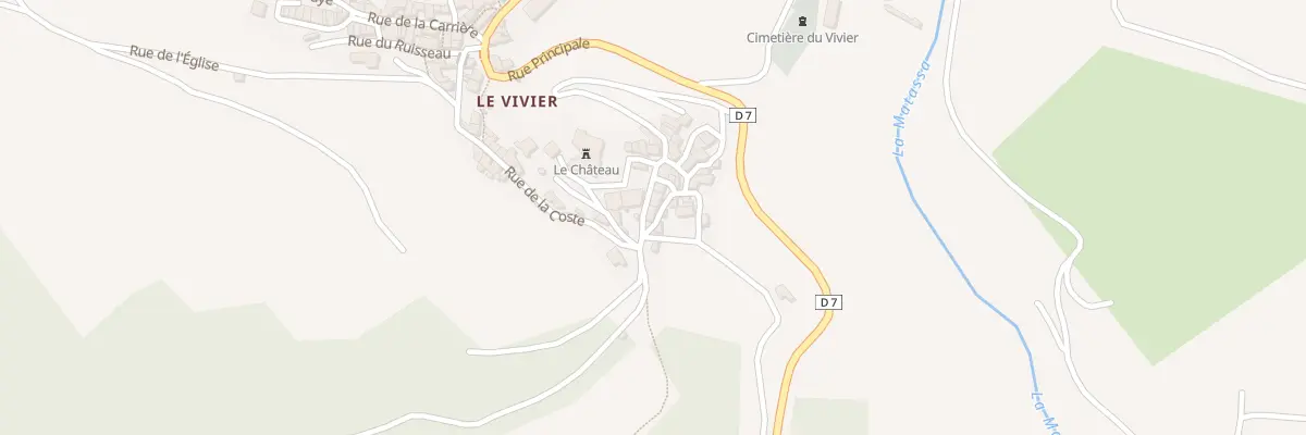 Plan du 67 La Ville au Vivier