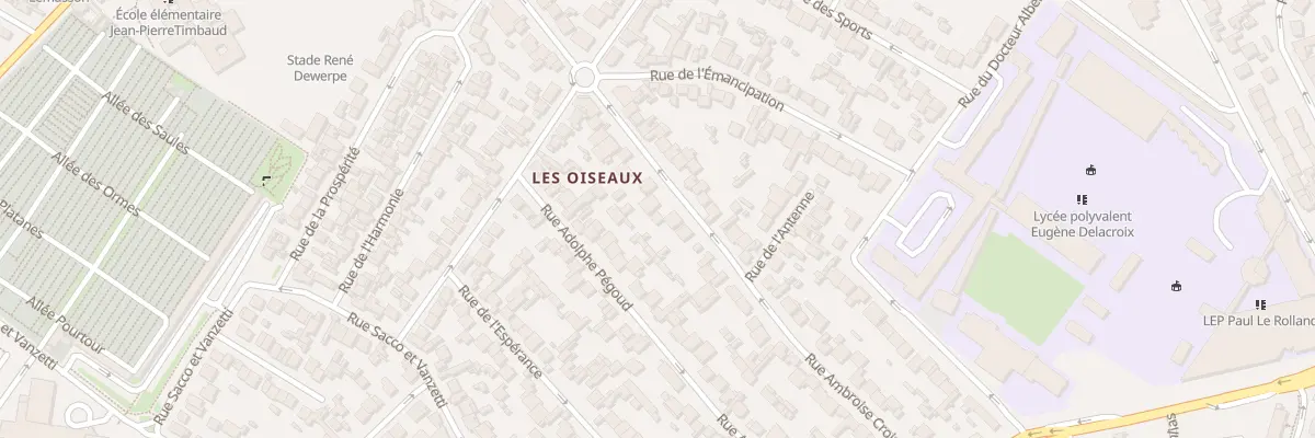 Plan du 78 Rue Ambroise Croizat à Drancy