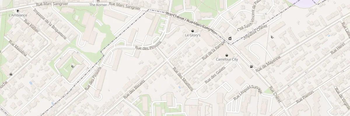 Plan du 72 Rue des Bleuets à Créteil