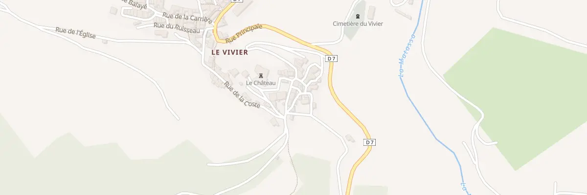 Plan du 68 La Ville au Vivier