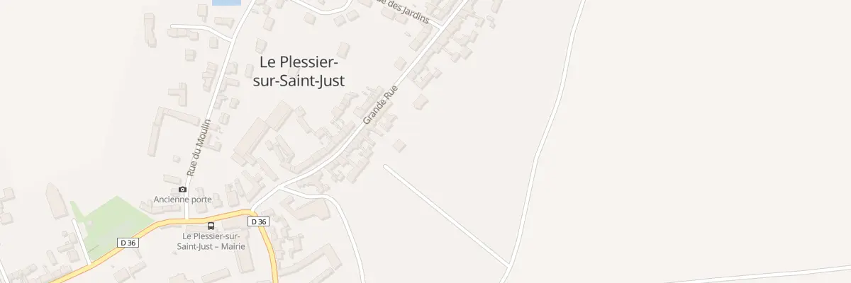 Plan du 180 Gr Grande Rue au Plessier-sur-Saint-Just