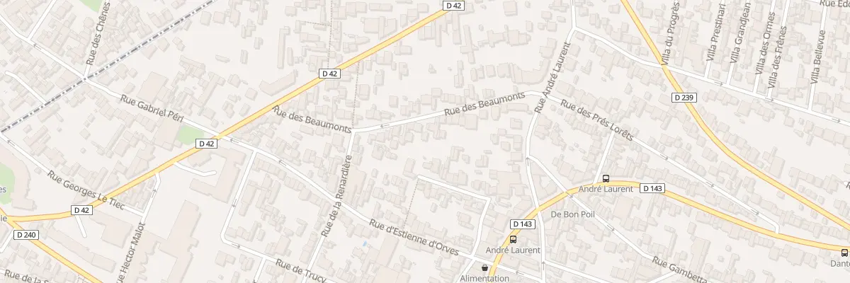 Plan du 33 Rue des Beaumonts à Fontenay-sous-Bois