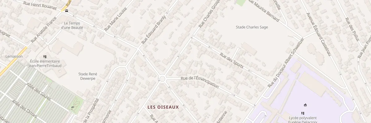 Plan du 50 Rue Grosperrin à Drancy