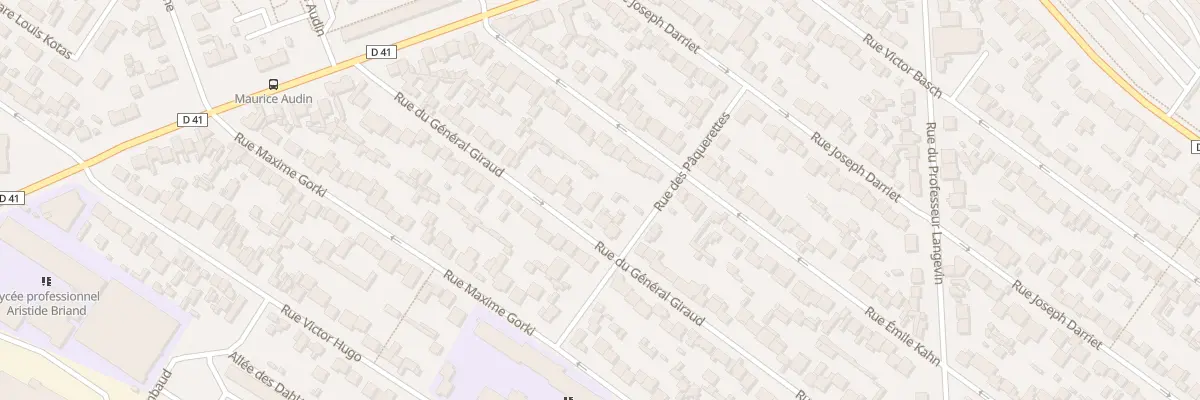 Plan du 108 Rue du Gen Giraud au Blanc-Mesnil
