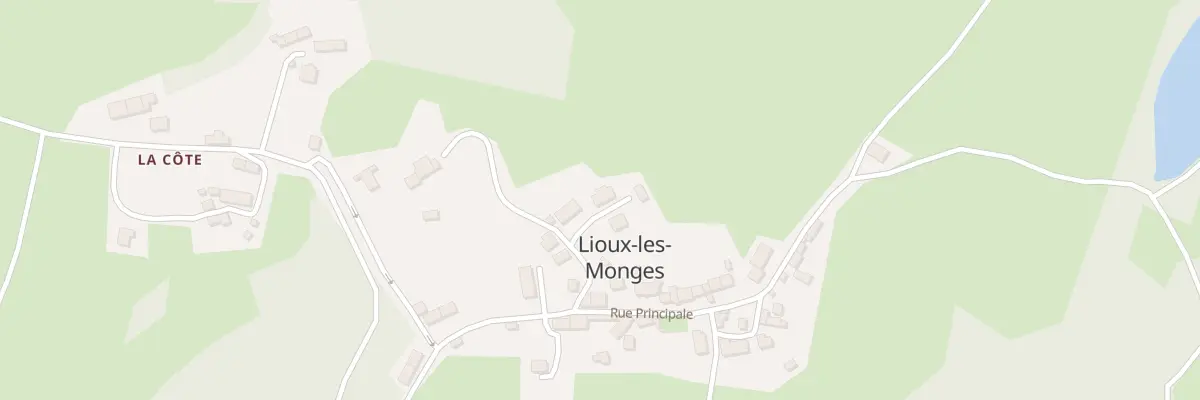 Plan du 5039 Le Bourg à Lioux-les-Monges