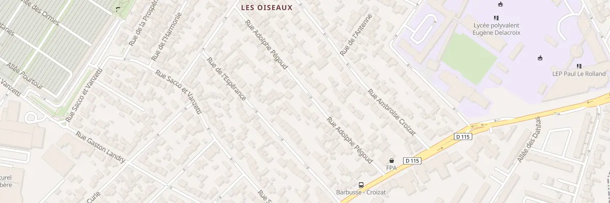Plan du 40 Rue Pegoud à Drancy