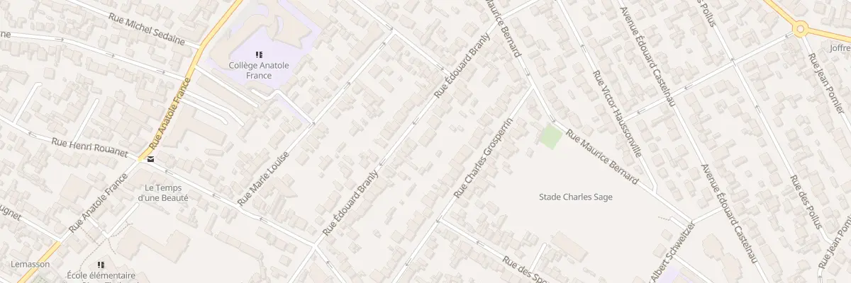 Plan du 36 Rue Branly à Drancy