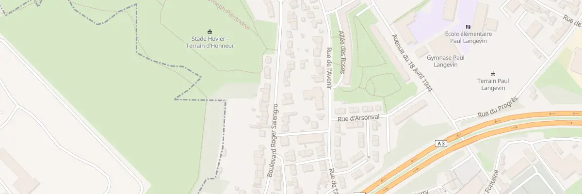 Plan du 73 Bd Roger Salengro à Noisy-le-Sec