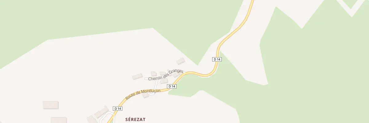 Plan du 5120 Serezat à Viersat