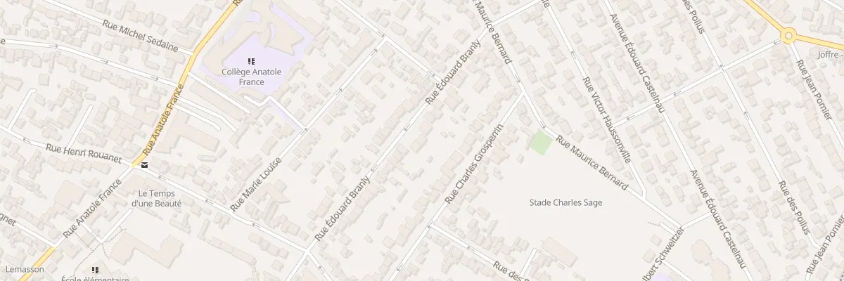 Plan du 38 Rue Branly à Drancy