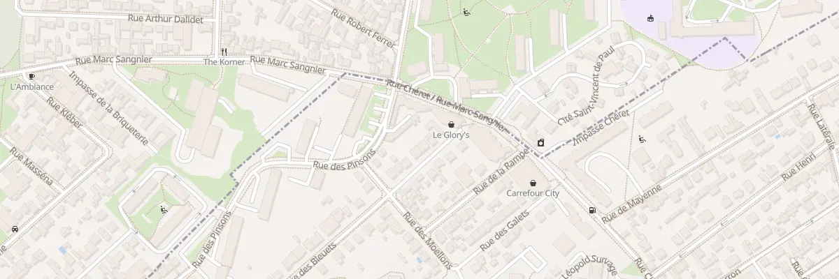Plan du 91 Rue des Bleuets à Créteil