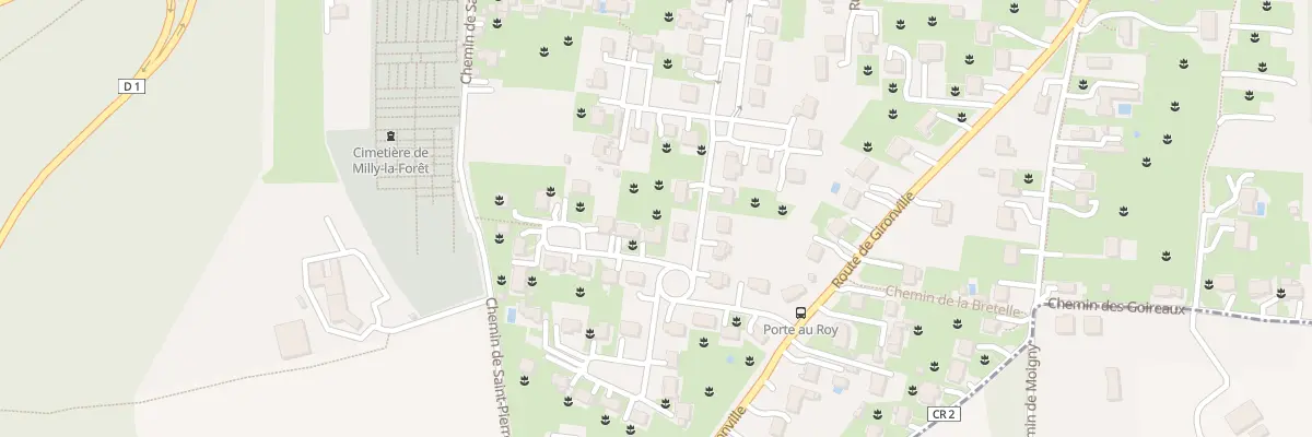 Plan du 38 Rue de la Porte au Roy à Milly-la-Forêt