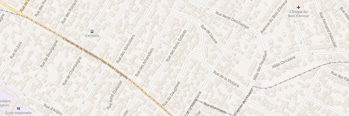 Plan du 16 Rue Des Bons Enfants à Drancy