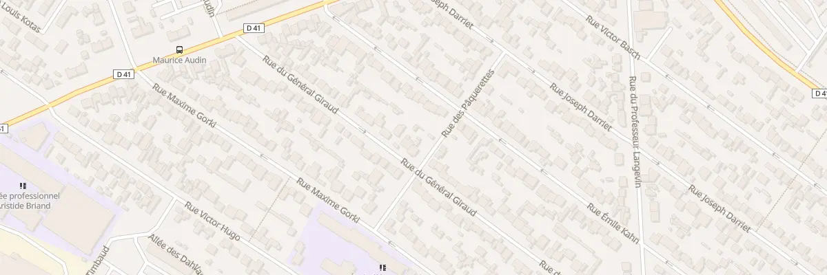 Plan du 106 Rue du Gen Giraud au Blanc-Mesnil