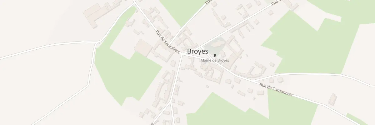 Plan du 2 Rue du Cardonnois à Broyes