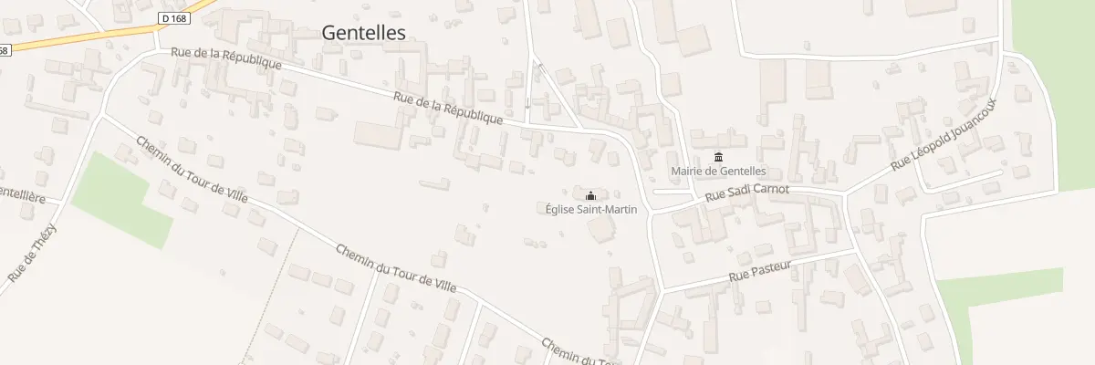 Plan du 5 Pl Godailler-decaix à Gentelles