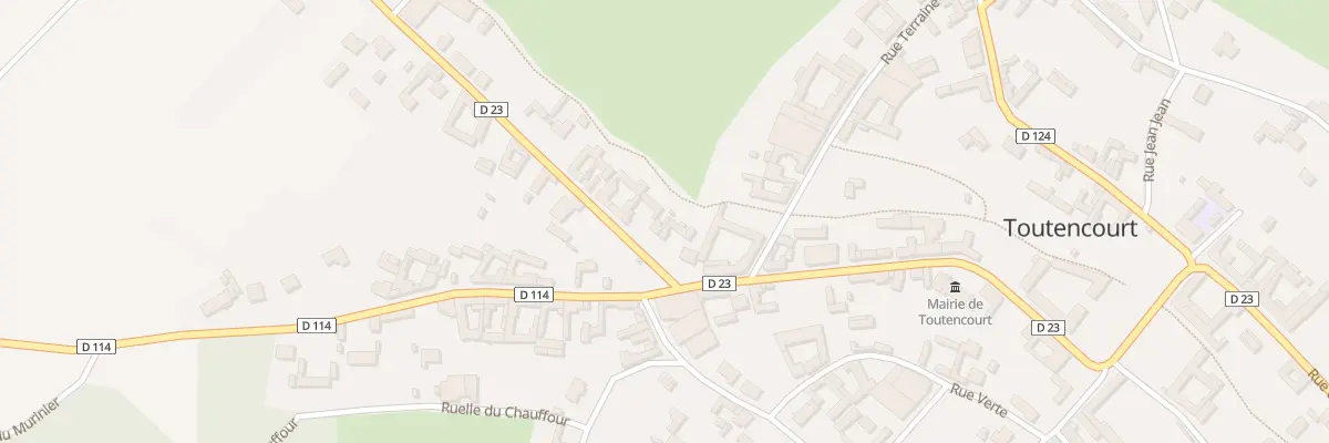 Plan du 6 Rue de Puchevillers à Toutencourt