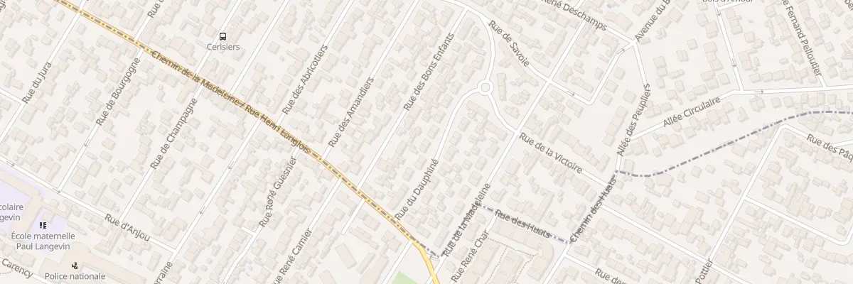 Plan du 17 Rue Du Dauphine à Drancy