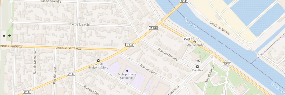 Plan du 2 Rue Mercure à Maisons-Alfort