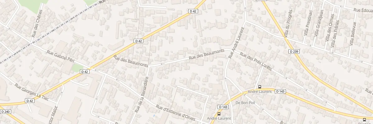 Plan du 29 Rue des Beaumonts à Fontenay-sous-Bois